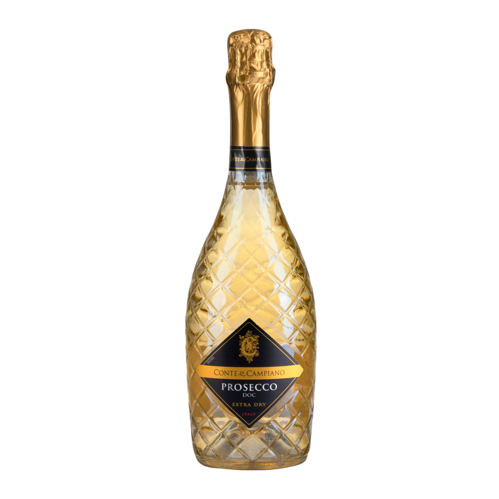 Wino musujące Conte Di Campiano Diamond Prosecco Extra Dry 11,5% białe półwytrawne 750 ml