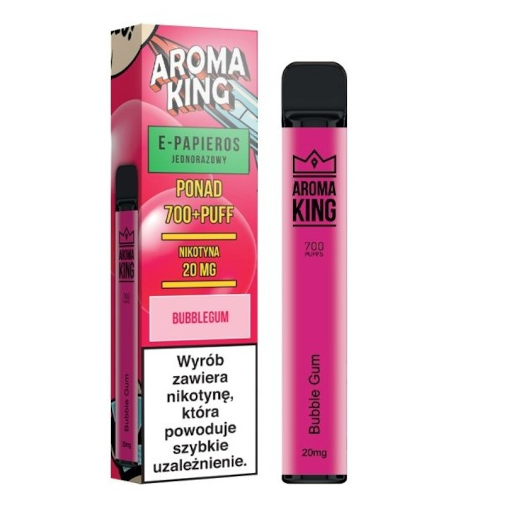 Epapieros Aroma King o Aromacie Gumy Balonowej 20 mg