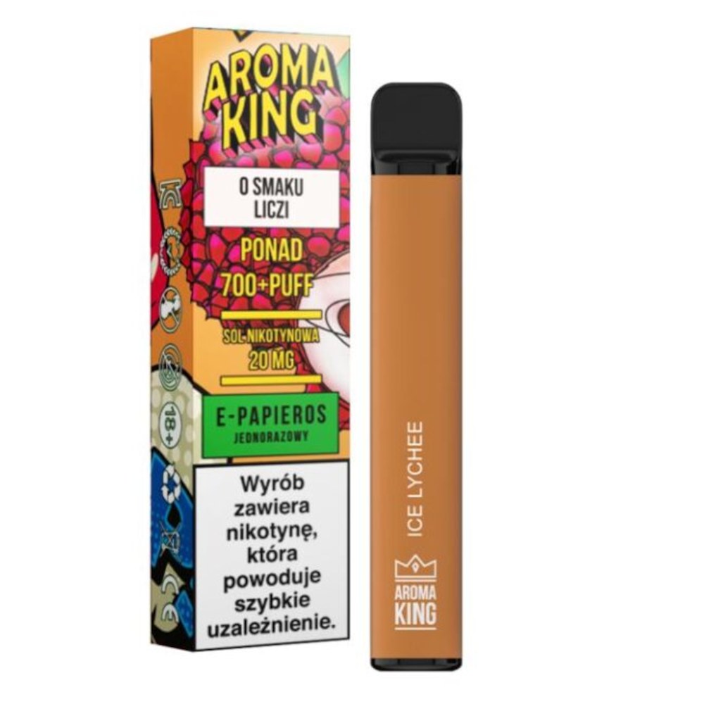 Epapieros Aroma King o Aromacie Pomarańczowej Oranżady 20 mg