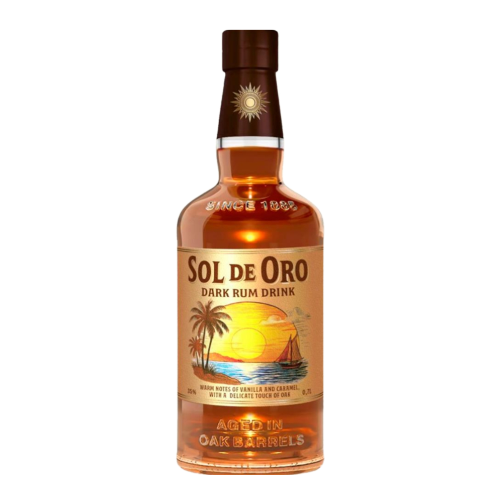 Rum Sol De Oro Dark 35% 700 ml