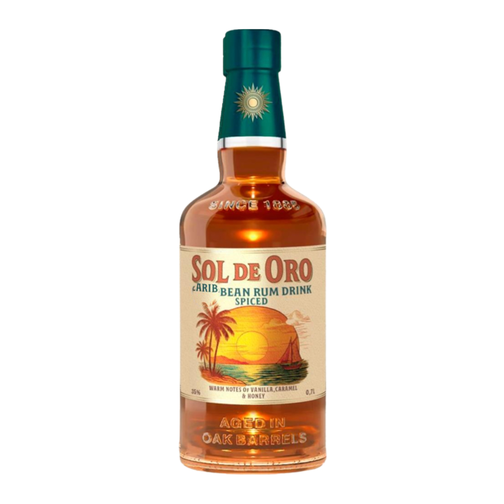 Rum Sol De Oro Spiced 35% 700 ml