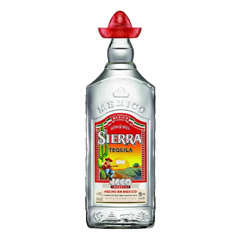 Tequila Sierra Silver 38% 1000 ml