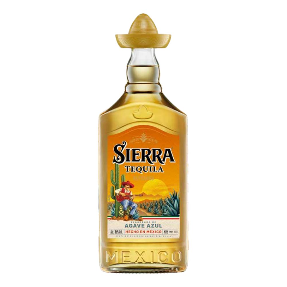 Tequila Sierra Reposado Glass Muertos 38% 700 ml