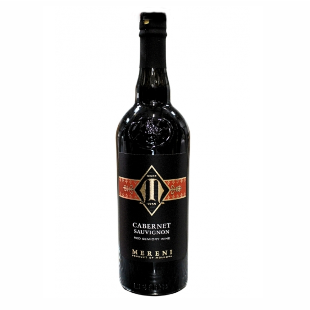 Wino Mereni Cabernet Sauvignion czerwone półwytrawne 13% 750 ml
