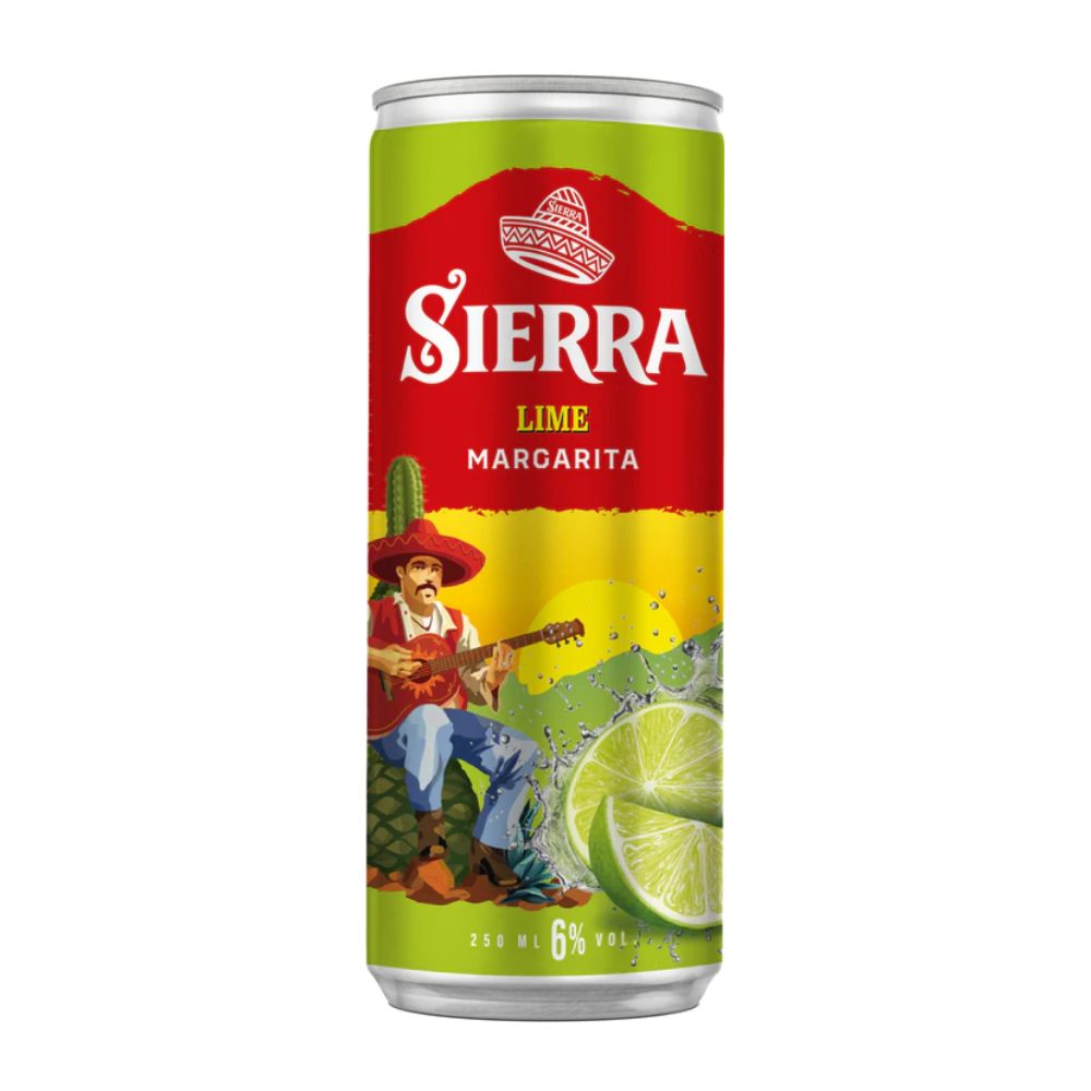 RTD Sierra Lime Margarita 6% 250 ml puszka