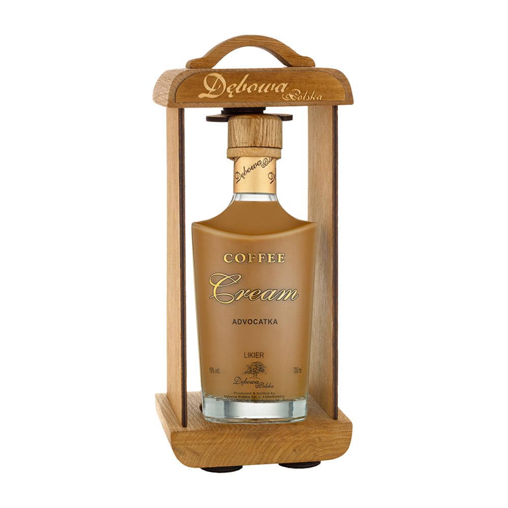 Likier Dębowa Advocatka Kawowa Coffee Cream Lampion 18% 700 ml