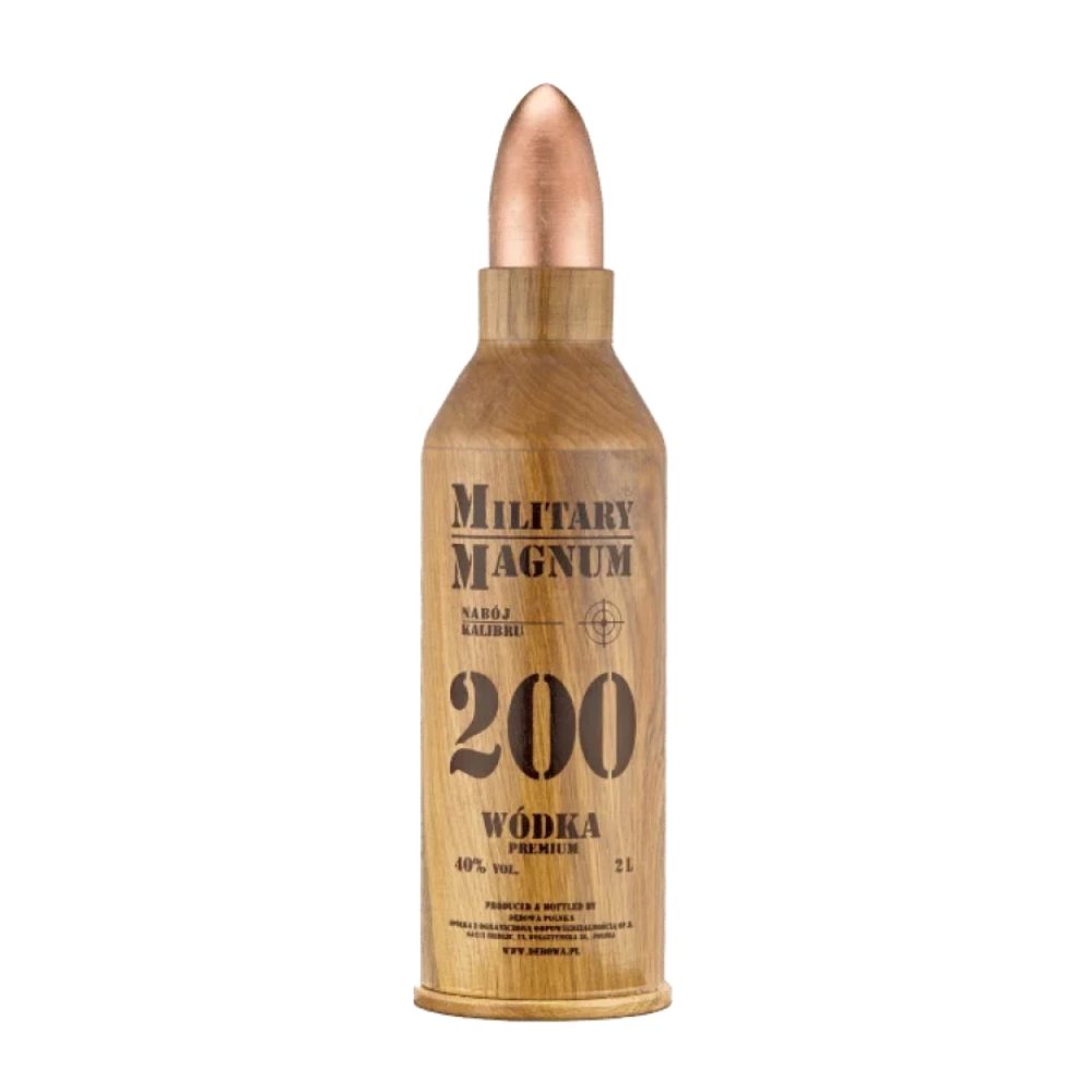 Wódka Dębowa Polska Military Nabój 40% 2000 ml