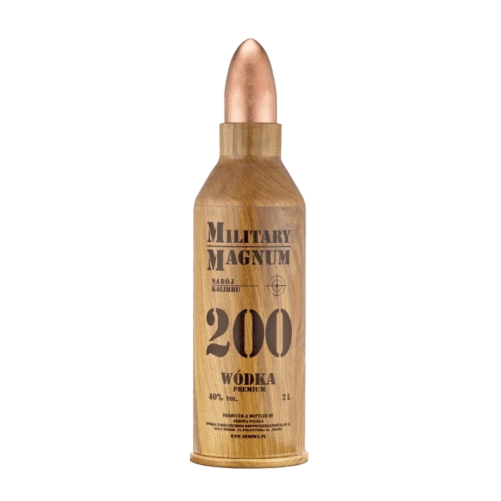 Wódka Dębowa Polska Military Nabój 40% 2000 ml